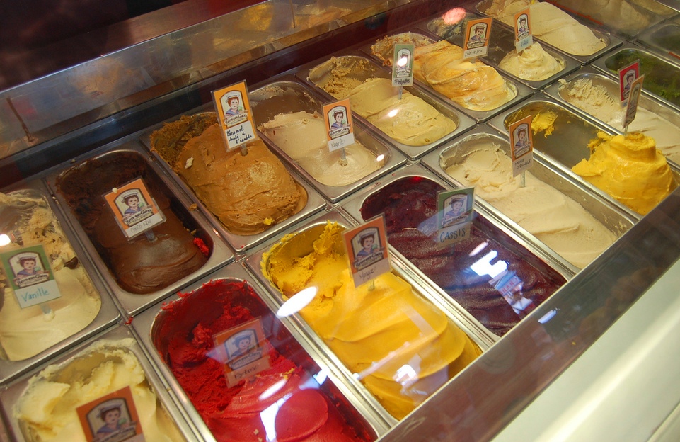 Superb ice cream at Havre Aux Glaces, Marche Jean Talon, Montreal
